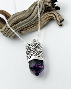 Zambian Smoky Amethyst Arroyo Talisman Necklace