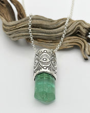 Jaba Green Tourmaline Tourmaline Mojave Eye Talisman Necklace