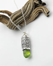 Peridot Prickly Pear Talisman Necklace