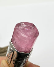 Pink Tourmaline Big Eye Talisman Necklace