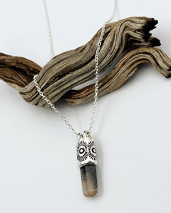 Thomas Range Black Topaz Tumbleweed Talisman Necklace