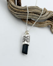 Black Tourmaline Tumbleweed Talisman Necklace