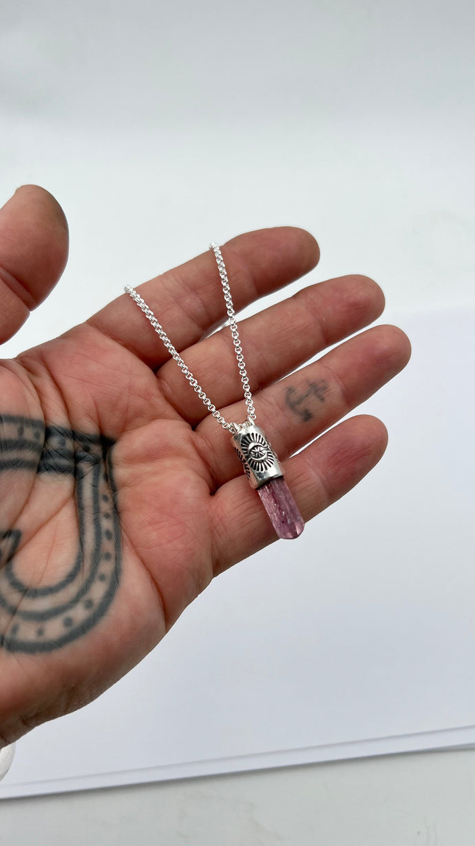 Purple Imperial Topaz Talisman for Janet