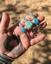 Turquoise Mountain Turquoise Ocotillo Stacker Cuff XL