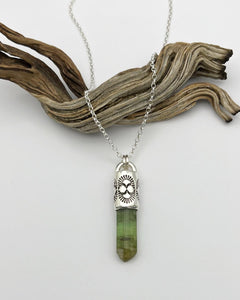 Green Tourmaline Oasis Talisman Necklace