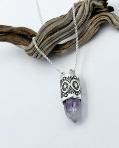 Namibian Amethyst Talisman Necklace