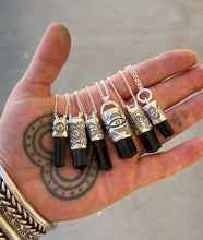 Black Tourmaline Portal Talisman Necklace