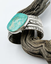 Vintage Numi Olive Royston Turquoise Five Band Cuff M/L