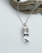 Aquamarine Eye Talisman Necklace