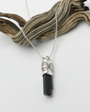 Black Tourmaline Eye Talisman Necklace