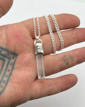 Aquamarine Eye Talisman Necklace