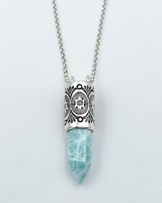 Larimar Talisman for Janet