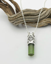 Green Tourmaline Mesquite Talisman Necklace