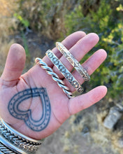 Heavyweight Hand Stamped Stacker Cuff M/L