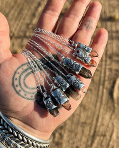 Thomas Range Topaz Tumbleweed Talisman Necklace