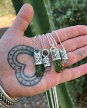 Pink/Pale Blue Bi Color Tourmaline Eye Talisman Necklace