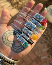 Black Tourmaline Mojave Eye Talisman Necklace