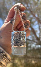 Chonky Aquamarine Big Eye Talisman Necklace