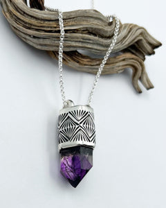 Zambian Amethyst Arroyo Talisman Necklace