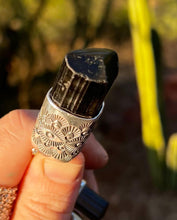 Black Tourmaline Eye Talisman Necklace
