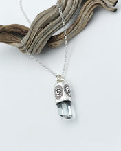 Aquamarine Eye Talisman Necklace