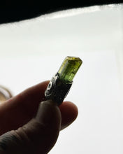 Green Multipoint Tourmaline Peyote Talisman Necklace