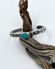 Sierra Bella Turquoise Eye Heavyweight Stacker Cuff S/M***