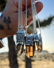 Lake George Smoky Quartz Portal Talisman Necklace