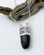 Lake George Smoky Quartz Eye/Fan Talisman Necklace