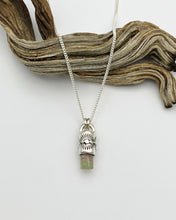 Pink/Green Bi Color Tourmaline Mini Ocotillo Talisman Necklace