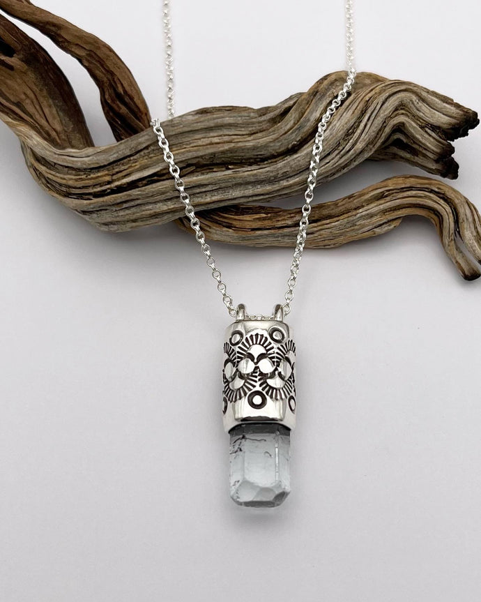 Aquamarine Oasis Talisman Necklace