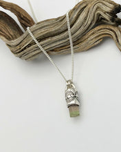 Pink/Green Bi Color Tourmaline Mini Ocotillo Talisman Necklace