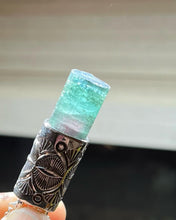 Blue/Pink Tourmaline Eye/Mojave Talisman Necklace
