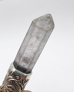 Tibetan Quartz Portal Talisman Necklace
