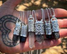 Tibetan Quartz Portal Talisman Necklace