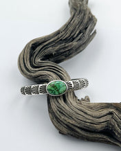 Sonoran Gold Turquoise Fan Heavyweight Stacker Cuff XS