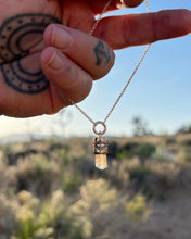 🏳️‍🌈Imperial Topaz Eye ORing 14k Gold Talisman Necklace
