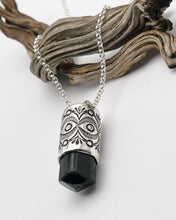 Black Tourmaline Mojave Eye Talisman Necklace