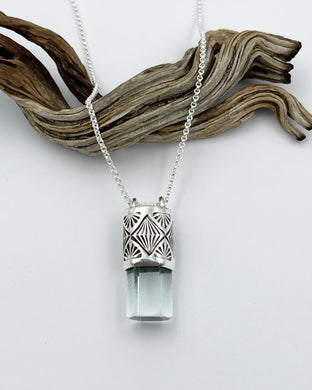 Aquamarine Arroyo Talisman Necklace