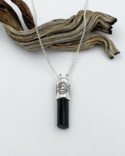 Black Tourmaline Portal Talisman Necklace