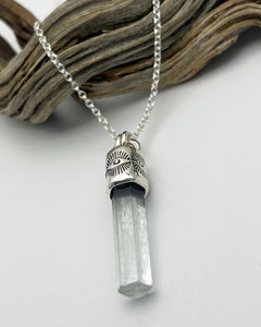 Aquamarine Eye Talisman Necklace
