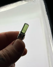 Green Tourmaline Raincloud Talisman Necklace