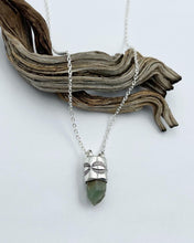 South Carolina Chlorite Included Quartz Eye Talisman Necklace