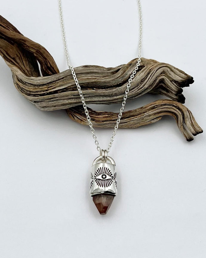 Thomas Range Topaz Eye Talisman Necklace