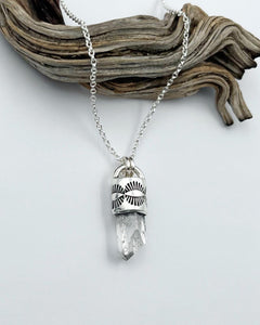 Danburite Eye Talisman Necklace
