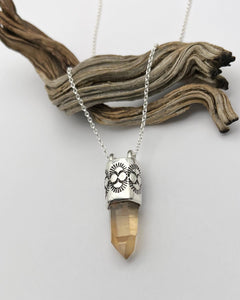 🏳️‍🌈Tangerine Quartz Oasis Talisman Necklace