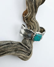 Vintage Taylor Best Silversmithing Royston Turquoise Cuff M/L