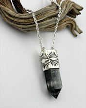 Phantom Tibetan Quartz Juniper Talisman Necklace