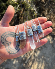 Champagne Topaz Eye/Fan Talisman Necklace