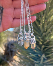 Tangerine Quartz Talisman Necklace